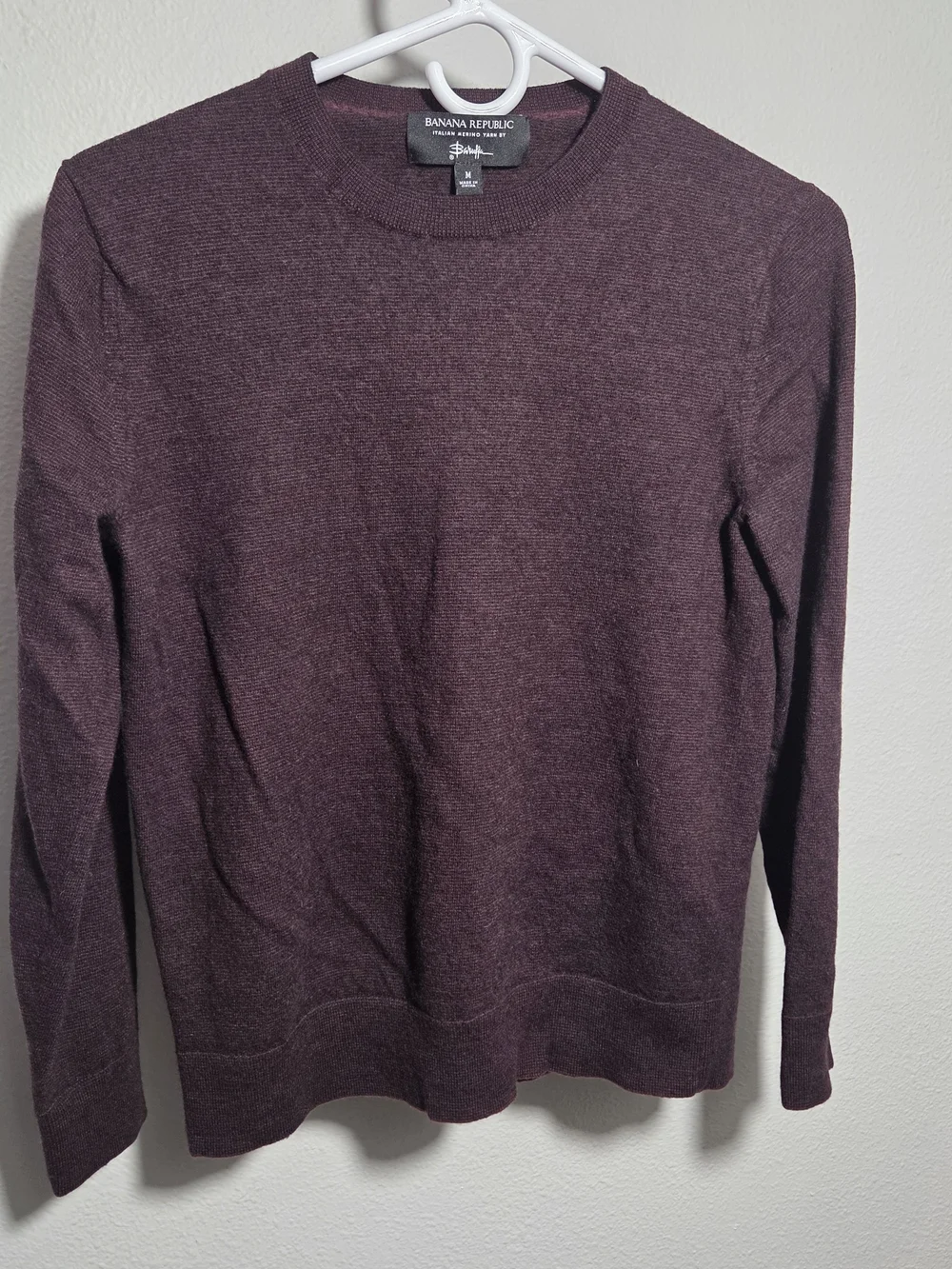 Banana Republic Men's Crewneck Sweater Merino Wool
